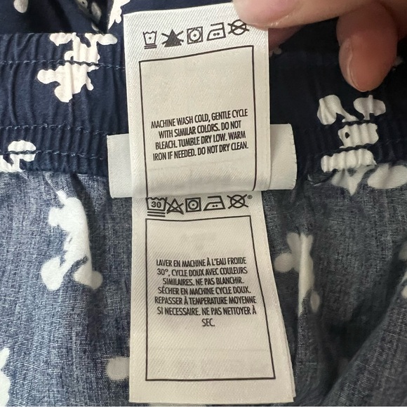 Disney Parks Mens Mickey Mouse Navy Drawstring Pajama Pants Lounge Pants Size XL - Picture 4 of 12